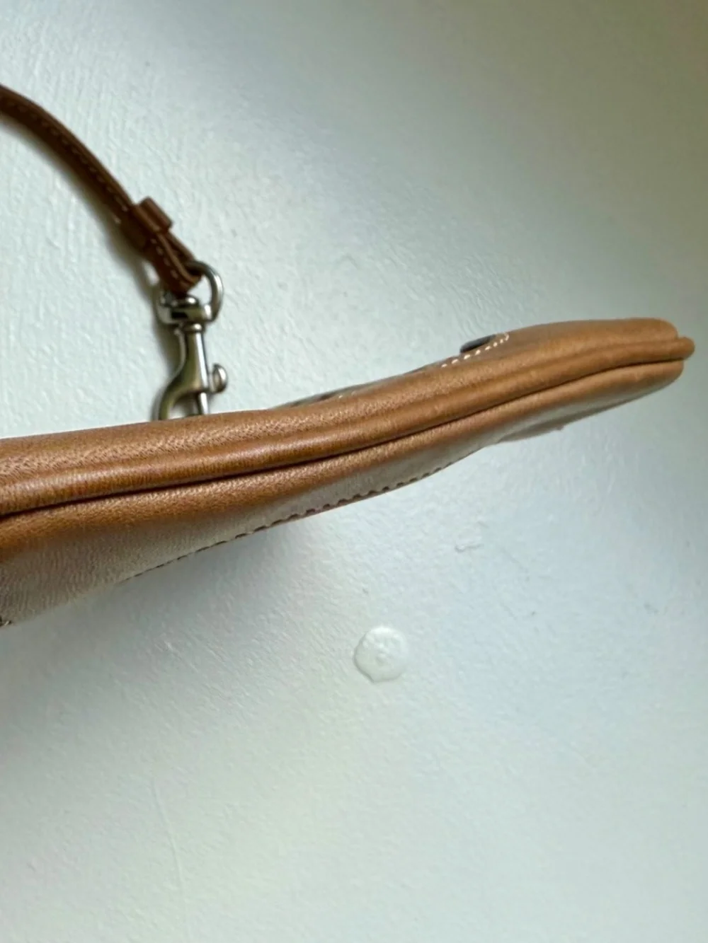 COACH Vintage Signature Monogram Soho Mini Wristlet - Y2K 2000s